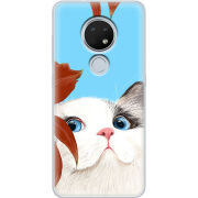 Чехол Uprint Nokia 7.2 Wondering Cat
