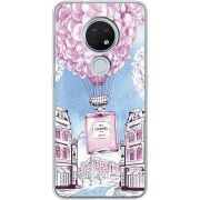 Чехол со стразами Nokia 7.2 Perfume bottle
