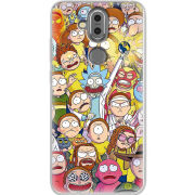 Чехол Uprint Nokia 8.1 Rick and Morty