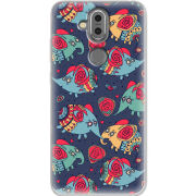 Чехол Uprint Nokia 8.1 Flying Elephants