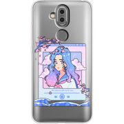 Прозрачный чехол Uprint Nokia 8.1 The Sakuras Will Cry For You