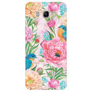 Чехол Uprint Samsung J510 Galaxy J5 2016 Birds in Flowers
