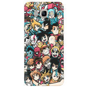 Чехол Uprint Samsung J510 Galaxy J5 2016 Anime Stickers