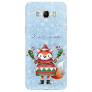 Чехол Uprint Samsung J510 Galaxy J5 2016 Fox З новим роком!