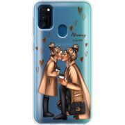Прозрачный чехол Uprint Samsung M307 Galaxy M30s Mommy Is My BFF