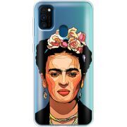 Прозрачный чехол Uprint Samsung M307 Galaxy M30s Фрида Кало