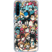 Чехол Uprint Xiaomi Redmi Note 8 Anime Stickers
