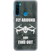 Чехол Uprint Xiaomi Redmi Note 8 Дрон Fly Around