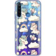 Прозрачный чехол Uprint Xiaomi Redmi Note 8 Unicorns