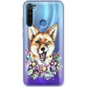 Прозрачный чехол Uprint Xiaomi Redmi Note 8 Winking Fox