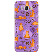 Чехол Uprint Samsung J710 Galaxy J7 2016 Yoga Cat