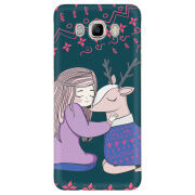 Чехол Uprint Samsung J710 Galaxy J7 2016 Girl and deer