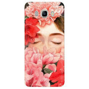 Чехол Uprint Samsung J710 Galaxy J7 2016 Girl in Flowers