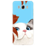 Чехол Uprint Samsung J710 Galaxy J7 2016 Wondering Cat
