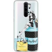 Прозрачный чехол Uprint Xiaomi Redmi Note 8 Pro City Girl