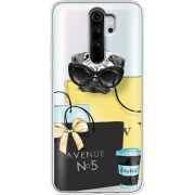 Прозрачный чехол Uprint Xiaomi Redmi Note 8 Pro Fashion Pug