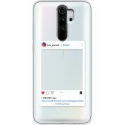 Прозрачный чехол Uprint Xiaomi Redmi Note 8 Pro Insta