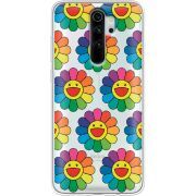 Прозрачный чехол Uprint Xiaomi Redmi Note 8 Pro Hippie Flowers