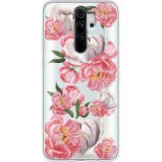 Прозрачный чехол Uprint Xiaomi Redmi Note 8 Pro Peony Watercolor Style