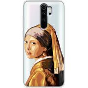 Прозрачный чехол Uprint Xiaomi Redmi Note 8 Pro Девушка с жемчужной серёжкой