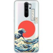 Прозрачный чехол Uprint Xiaomi Redmi Note 8 Pro Большая волна в Канагаве