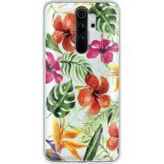 Прозрачный чехол Uprint Xiaomi Redmi Note 8 Pro Tropical Flowers