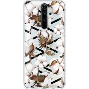 Прозрачный чехол Uprint Xiaomi Redmi Note 8 Pro Cotton flowers