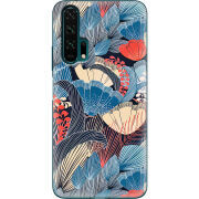 Чехол Uprint Huawei Honor 20 Pro Blue Herb