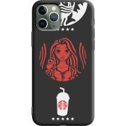 Черный чехол Uprint Apple iPhone 11 Pro RedWhite Coffee