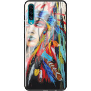 Защитный чехол BoxFace Glossy Panel Samsung Galaxy A30s Feather Girl