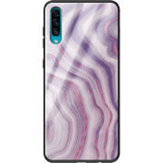 Защитный чехол BoxFace Glossy Panel Samsung Galaxy A30s Purple Marble