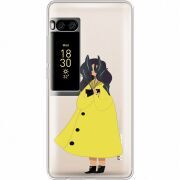 Прозрачный чехол Uprint Meizu Pro 7 Just a Girl