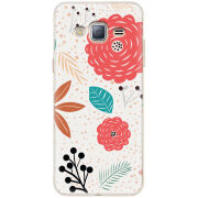 Чехол Uprint Samsung J320 Galaxy J3 2016 Line Flowers