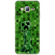 Чехол Uprint Samsung J320 Galaxy J3 2016 Minecraft Creeper