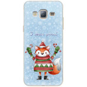 Чехол Uprint Samsung J320 Galaxy J3 2016 Fox З новим роком!