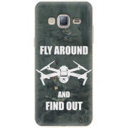 Чехол Uprint Samsung J320 Galaxy J3 2016 Дрон Fly Around