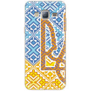Чехол Uprint Samsung J320 Galaxy J3 2016 Тризуб Вишивка