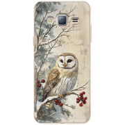 Чехол Uprint Samsung J320 Galaxy J3 2016 Christmas Owl