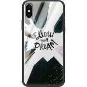 Защитный чехол BoxFace Glossy Panel Apple iPhone XS Follow Dream