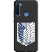 Черный чехол Uprint Xiaomi Redmi Note 8 Атака Титанов Крылья Свободы