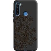 Черный чехол Uprint Xiaomi Redmi Note 8 Chinese Dragon
