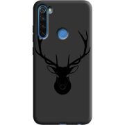 Черный чехол Uprint Xiaomi Redmi Note 8 Deer