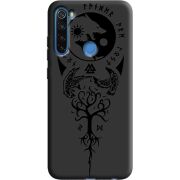 Черный чехол Uprint Xiaomi Redmi Note 8 Hugin and Munin