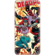 Чехол Uprint Xiaomi Redmi 8A Deadpool and Mary Jane