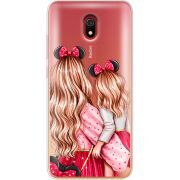 Прозрачный чехол Uprint Xiaomi Redmi 8A Mouse Girls