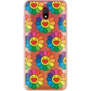 Прозрачный чехол Uprint Xiaomi Redmi 8A Hippie Flowers