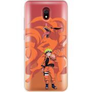 Прозрачный чехол Uprint Xiaomi Redmi 8A Naruto and Kurama