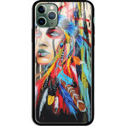Защитный чехол BoxFace Glossy Panel Apple iPhone 11 Pro Max Feather Girl