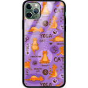 Защитный чехол BoxFace Glossy Panel Apple iPhone 11 Pro Max Yoga Cat