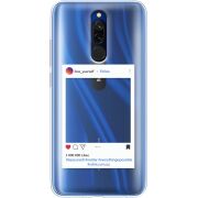 Прозрачный чехол Uprint Xiaomi Redmi 8 Insta
